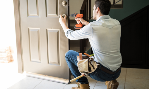 Installing door